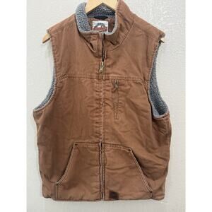 Cowboy Work Wear Sherpa Lined Vest Size L